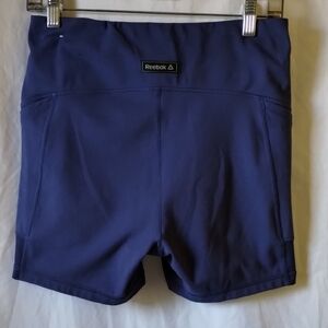 Reebok Women's Deep Blue Athletic Shorts